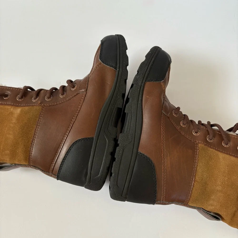 UGG Kids Butte II Worchester Brown Snow Boots 3Y‎ Thinsulate 200 Water Resistant